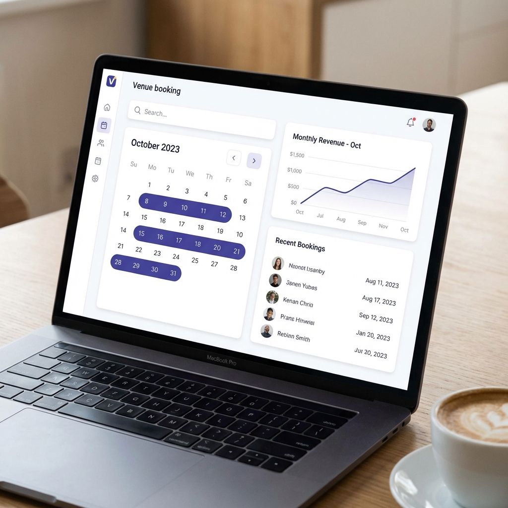 VenueHub Pro Dashboard Interface